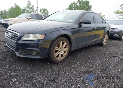 2010 Audi A4 2.0T Premium z USA, uszkodzony, nr VIN WAUBFAFL0AN027084
